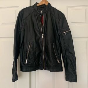 Zara men. Faux leather jacket